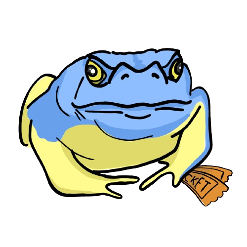 The Blue and Yellow Toad